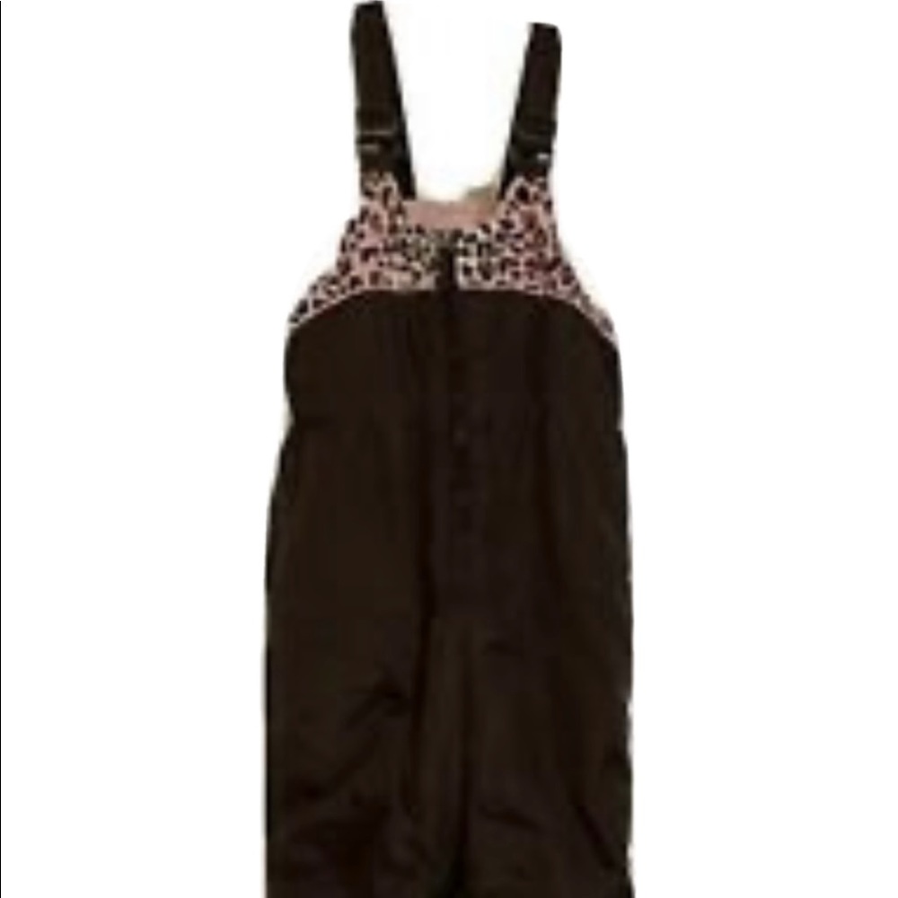 New ZERO XPOSUR Girls Insulated Snowsuit Overalls, Size Medium